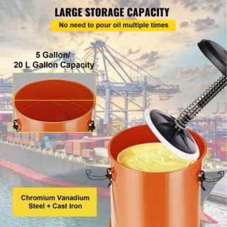 Φορητή Αντλία Γράσου VEVOR 20L Ηλεκτρική 5 Γαλόνια με 20FT Υδραυλικ... Φορητή Αντλία Γράσου VEVOR 20L Ηλεκτρική 5 Γαλόνια με 20FT Υδραυλικ...