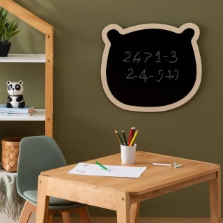 Atmosphera Παιδικός Μαυροπίνακας Αρκουδάκι από Ξύλο MDF 203791