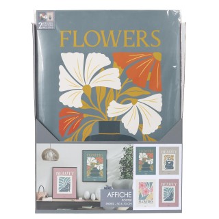 Home Deco Factory Σετ 2 Διακοσμητικών Αφισών 50 x 70 εκ με Τυχαία Ε... Home Deco Factory Σετ 2 Διακοσμητικών Αφισών 50 x 70 εκ με Τυχαία Ε...