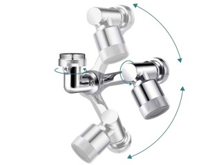 Επιμήκυνση Βρύσης με Περιστροφή 1080° και Διπλό Ψεκασμό – Χρωμίου 5... Επιμήκυνση Βρύσης με Περιστροφή 1080° και Διπλό Ψεκασμό – Χρωμίου 5...