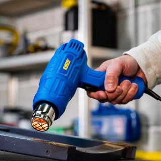 KINZO Πιστόλι Θερμού Αέρα 230V, 350°-600° - Ιδανικό για Αφαίρεση Βα...