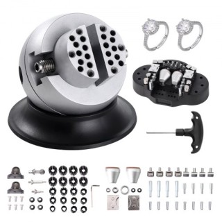 VEVOR Μπάλα Μέγγενη, 3 Εργαλείο Χαρακτικής, 360° Περιστροφή, 70 Εξα...