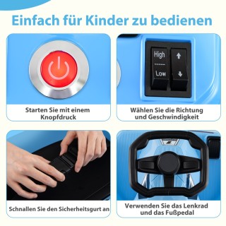 Costway Ηλεκτρικό Καθαριστικό Go-Kart 12V με Αποσπώμενη Σφουγγαρίστ...