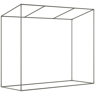 Outsunny Θερμοκήπιο Κήπου με Ρολό Πόρτας και Εκτεταμένα Άκρα, από ... Outsunny Θερμοκήπιο Κήπου με Ρολό Πόρτας και Εκτεταμένα Άκρα, από ...