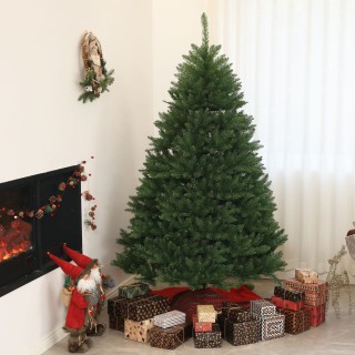 HOMCOM  Τεχνητό Χριστουγεννιάτικο Δέντρο ύψους 195 εκ. με 1838 κλαδ...