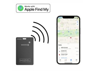 SWISSTEN Έξυπνος Εντοπιστής με Λειτουργία Apple Find My, Μαύρο 8595...