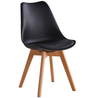 Shally Dogan  Σετ 4 Καρέκλες Τραπεζαρίας Μαύρες Πολυθρόνα Γραφείου ...