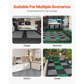 VEVOR Αποστραγγιστικό Χαλάκι Διασυνδεόμενα Πλακάκια 40 x 40 εκ. Δάπ... VEVOR Αποστραγγιστικό Χαλάκι Διασυνδεόμενα Πλακάκια 40 x 40 εκ. Δάπ...