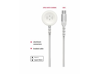 SWISSTEN Μαγνητικό Μεταλλικό Καλώδιο για Apple Watch, USB-C, 1,2 μ,...