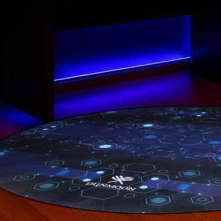 Dunmmon Στρογγυλό Προστατευτικό Πατάκι για Καρέκλα Gaming 120 cm x ...