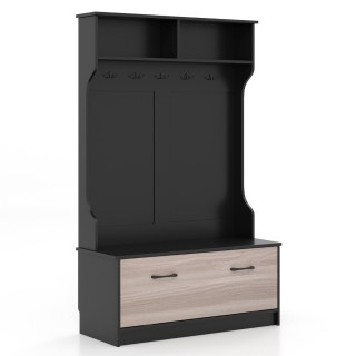 Costway Πολυλειτουργική Ντουλάπα Εισόδου με Καθιστικό και Αποθηκευ... Costway Πολυλειτουργική Ντουλάπα Εισόδου με Καθιστικό και Αποθηκευ...