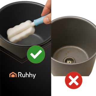 Ruhhy Ηλεκτρική Συσκευή για Αφρόγαλο με LED Οθόνη, 21 x 15 x 10 cm ...