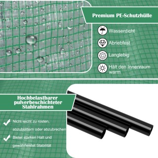 Costway Μίνι Θερμοκήπιο Καλλιέργειας με Ράφι 3 Επιπέδων - Ιδανικό ... Costway Μίνι Θερμοκήπιο Καλλιέργειας με Ράφι 3 Επιπέδων - Ιδανικό ...