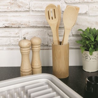 Galileo Σετ 5 σκευών από μπαμπού με θήκη SChef 2192422 Galileo Σετ 5 σκευών από μπαμπού με θήκη SChef 2192422