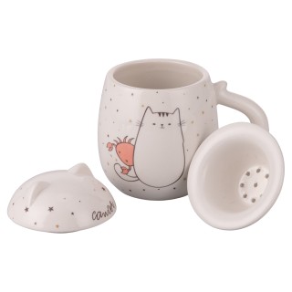 Villa dEste Home Κεραμική Κούπα Τισανιέρα 350 ml Oroscocats Καρκίνο...