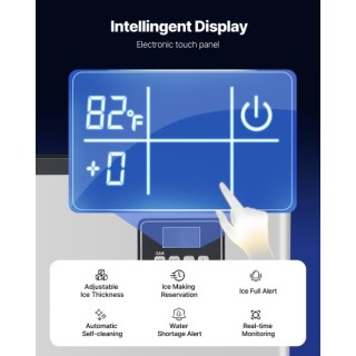 VEVOR Επαγγελματική Μηχανή Παραγωγής Πάγου - Παραγωγή μέχρι 400 lbs...