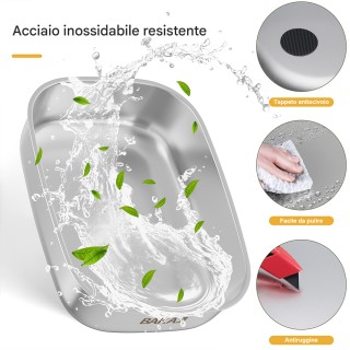 BAKAJI Μεταλλικό Κουτί Αμμοδόχου 36 Λίτρων 58 x 42 x 25 cm με Χειρ... BAKAJI Μεταλλικό Κουτί Αμμοδόχου 36 Λίτρων 58 x 42 x 25 cm με Χειρ...