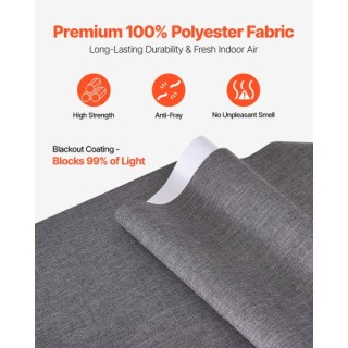 VEVOR Επέκτασιμος Σταθερός Ραβδοκουρτίνας 116-218 εκ. Κόψιμο σε Σκο...