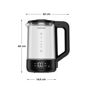 Vertenz Ηλεκτρικός Βραστήρας LED 1,7L Smart 2000W Harmony 30 Warm ... Vertenz Ηλεκτρικός Βραστήρας LED 1,7L Smart 2000W Harmony 30 Warm ...