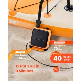 VEVOR Ασύρματη Αντλία SUP 40 PSI με Αυτόματη Απενεργοποίηση JBDDQB5...