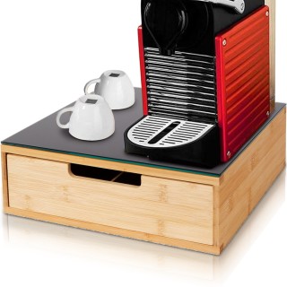 BAKAJI Δοχείο Συρτάρι για Κάψουλες Καφέ με Γυάλινη Επιφάνεια 31.5x... BAKAJI Δοχείο Συρτάρι για Κάψουλες Καφέ με Γυάλινη Επιφάνεια 31.5x...