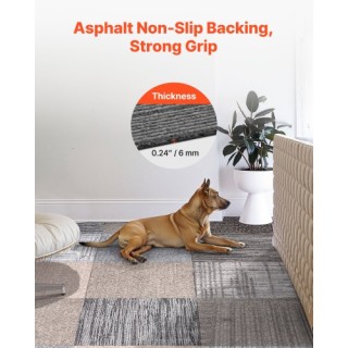 VEVOR Πλακάκια Χαλιού Επαναχρησιμοποιούμενα 508 x 508 mm, Σετ 24 Τε... VEVOR Πλακάκια Χαλιού Επαναχρησιμοποιούμενα 508 x 508 mm, Σετ 24 Τε...