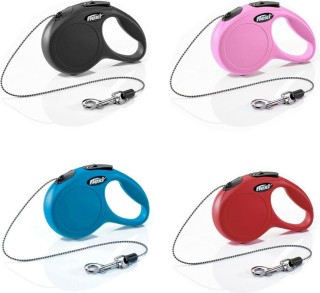 Πτυσσόμενο Λουρί/Οδηγός Σκύλου Ιμάντας 3m έως 8kg XS Μαύρο 40004980...