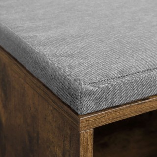 VASAGLE Δρύινος Πάγκος Παπουτσιών με Μαξιλάρι - Ντουλάπι Αποθήκευση... VASAGLE Δρύινος Πάγκος Παπουτσιών με Μαξιλάρι - Ντουλάπι Αποθήκευση...