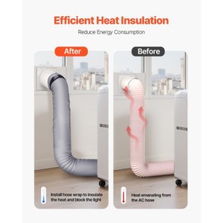 VEVOR Μονωτικό Κάλυμμα Σωλήνα Φορητού Κλιματιστικού KDRGTMST1JT6D7T...