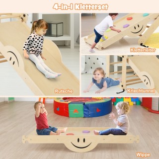 Costway Πολυλειτουργικό Σετ Αναρρίχησης 5-σε-1 για Παιδιά με Ρυθμιζ... Costway Πολυλειτουργικό Σετ Αναρρίχησης 5-σε-1 για Παιδιά με Ρυθμιζ...