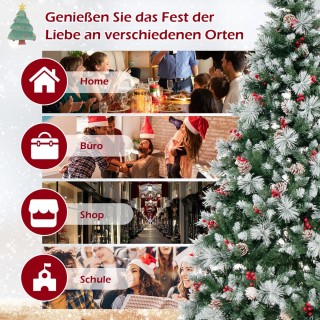 Costway Χριστουγεννιάτικο Δέντρο με 1116 Φωτεινές Κορυφές Κλαδιών ... Costway Χριστουγεννιάτικο Δέντρο με 1116 Φωτεινές Κορυφές Κλαδιών ...