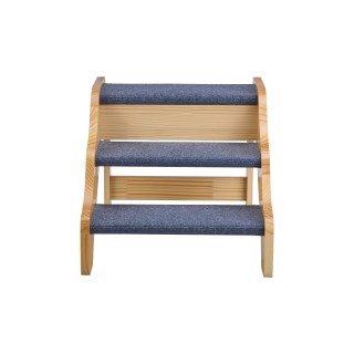 VEVOR Ξύλινες Σκάλες Κατοικιδίων 3 Σκαλοπατιών για Κρεβάτια, Καναπέ...