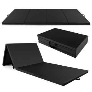 Costway  Πτυσσόμενο Στρώμα Γυμναστικής 4 Τμημάτων με Επένδυση EPE 5...