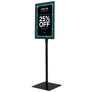 Costway  Ρυθμιζόμενη Βάση Πληροφοριών με Πλαίσιο Αλουμινίου και Στή...