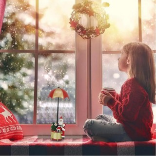 BAKAJI Άγιος Βασίλης με Αλεξίπτωτο Διακοσμητικό Στολίδι Χριστουγένν...