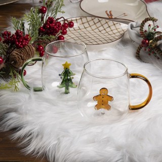 Villa dEste Home Χριστουγεννιάτικη Κούπα 450 ml από Βοροπυριτικό Γυ...