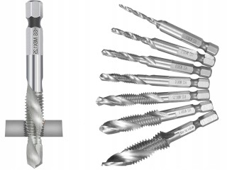 Verk Group Σετ 6 Τρυπάνια Συμπαγούς Υψηλότατης Ταχύτητας Χάλυβα (HS...