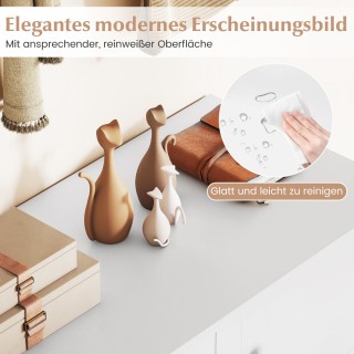 Costway Λευκή Ξύλινη Παπουτσοθήκη 4 Επιπέδων με Αποσπώμενα Ράφια κα... Costway Λευκή Ξύλινη Παπουτσοθήκη 4 Επιπέδων με Αποσπώμενα Ράφια κα...