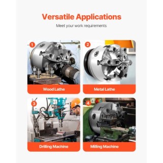 VEVOR 6-Σιαγόνων Αυτοκεντρώμενος Τόρνος K11 160A D1-4 JGKPDBB6GKZ6A...