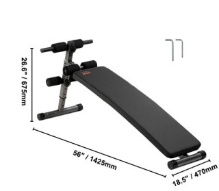 Ρυθμιζόμενος Πάγκος Κάμψης VEVOR YWZBJDGNK0001NYP5V0
