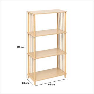 Ξύλινη Ραφιέρα 4 Επιπέδων 60 x 30 x 110 cm 193642 5Five Simply Smart Ξύλινη Ραφιέρα 4 Επιπέδων 60 x 30 x 110 cm 193642 5Five Simply Smart