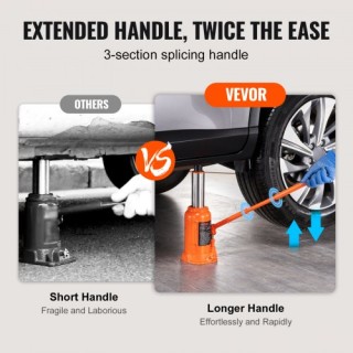 Υδραυλικός Γρύλος VEVOR 20 Τόνων με Μακρύ Χερούλι  PSQ20T918INCHP6CFV0