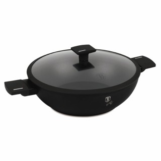 Berlinger Haus Αντικολλητικό Τηγάνι Wok 30cm με Γυάλινο Καπάκι, Mat...