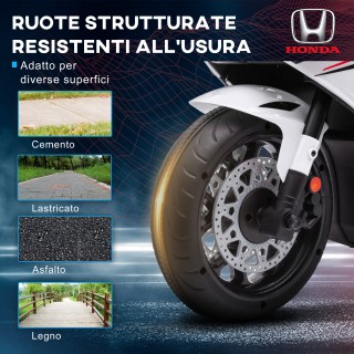 HOMCOM Ηλεκτρική Μοτοσικλέτα για Παιδιά με Άδεια HONDA Επαναφορτιζό...