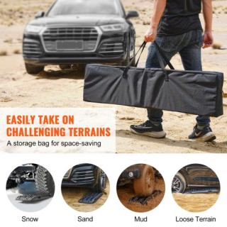 Σετ 2 Τρακτέρ VEVOR για Λάσπη Χιόνι Άμμο με Τσάντα Αποθήκευσης Μαύρ... Σετ 2 Τρακτέρ VEVOR για Λάσπη Χιόνι Άμμο με Τσάντα Αποθήκευσης Μαύρ...