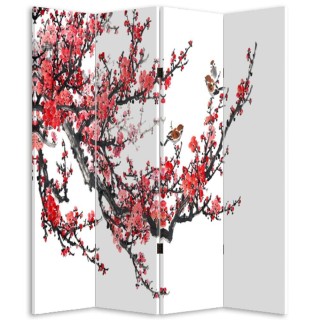 BAKAJI Παραβάν Διαχωριστικό 4 Πάνελ Εκτύπωση Μπρος-Πίσω Ιαπωνική Κ... BAKAJI Παραβάν Διαχωριστικό 4 Πάνελ Εκτύπωση Μπρος-Πίσω Ιαπωνική Κ...