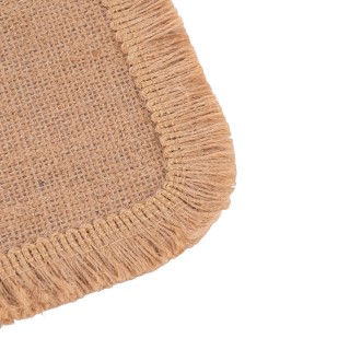 Villa dEste Home Ορθογώνιο σουπλά 45x30 cm από γιούτα με κεντημένο ...