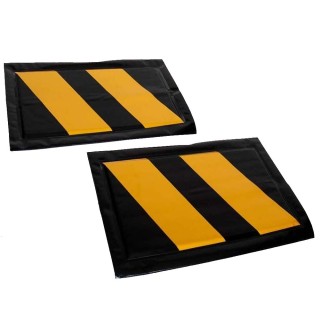 BAKAJI Σετ 2 Αυτοκόλλητα Πάνελ Προστασίας για Γκαράζ & Κουτί Αντικρ...