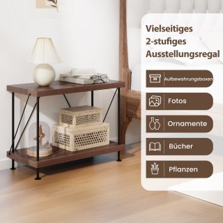 Costway Επαναστατικό Βιομηχανικό Ράφι Βιβλίων Διπλού Επιπέδου για ... Costway Επαναστατικό Βιομηχανικό Ράφι Βιβλίων Διπλού Επιπέδου για ...