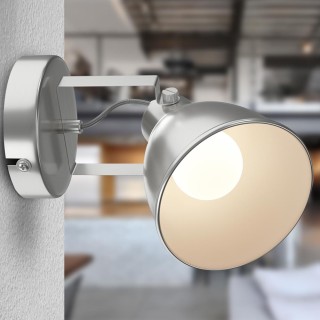 BAKAJI Λάμπα Τοίχου Κατευθυνόμενη Μεταλλική Σύγχρονη Σχέδιο E14 Αση... BAKAJI Λάμπα Τοίχου Κατευθυνόμενη Μεταλλική Σύγχρονη Σχέδιο E14 Αση...